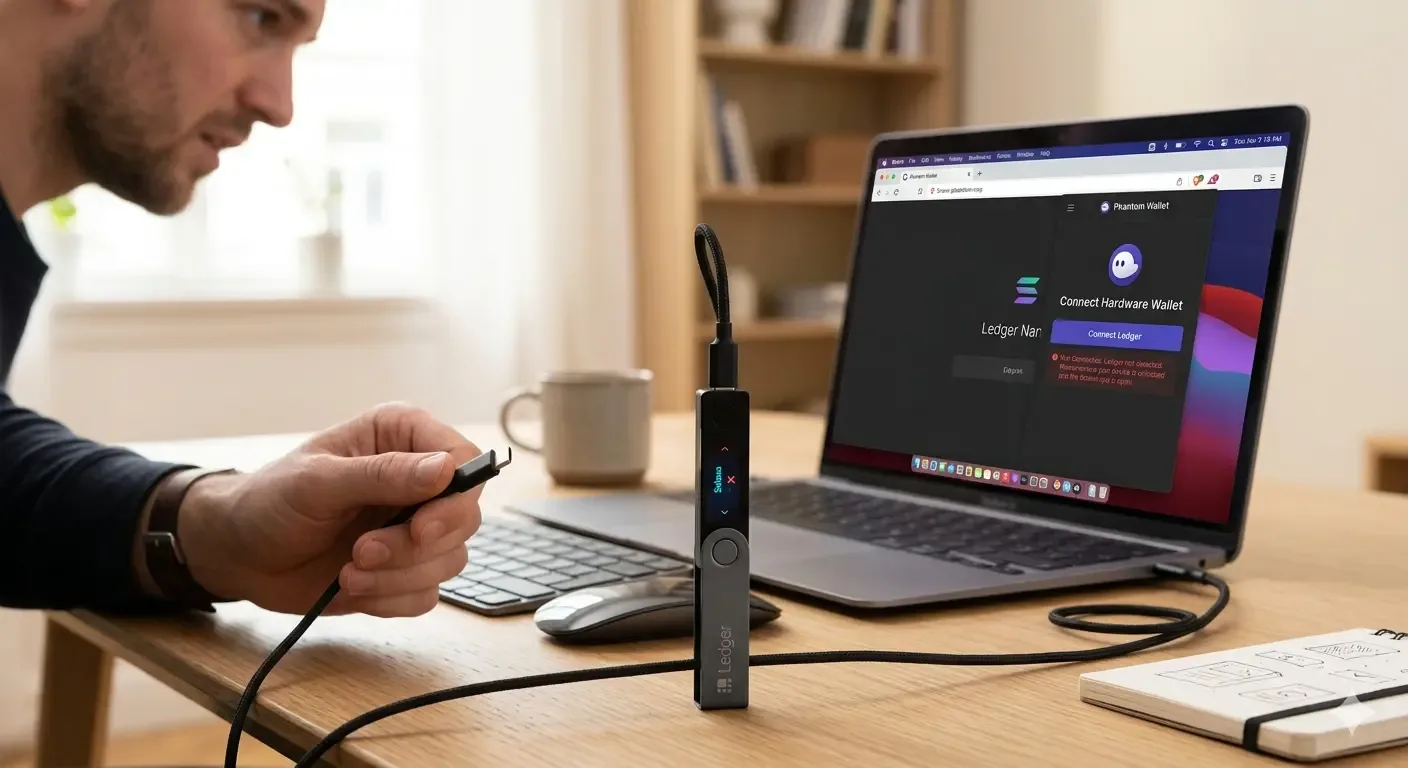 StartCryptoGuide — «How to Fix Phantom Wallet Not Connecting to Ledger (April 2026)»